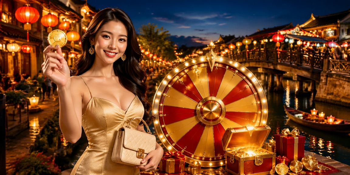 Không gian lễ hội đèn lồng Hội An biểu tượng cho sự may mắn và thịnh vượng