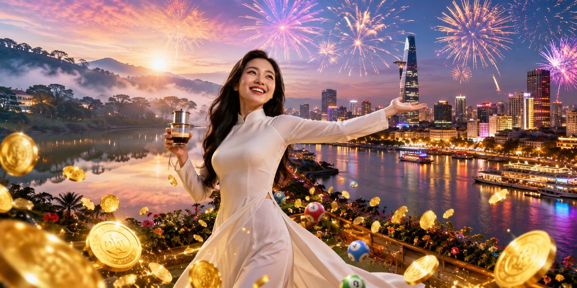 Người chơi xổ số cùng tách cà phê sáng tại Sài Gòn